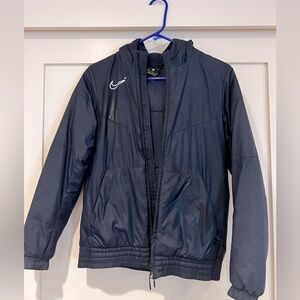 Boys sz M navy blue Nike winter jacket